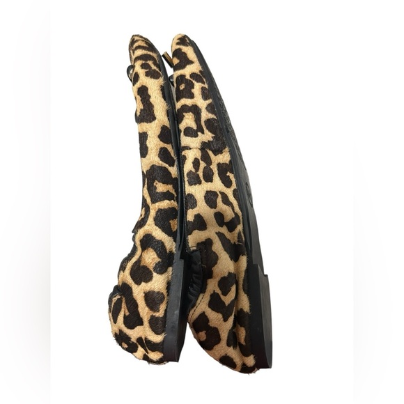 Michael Kors leopard print fur flat shoes Size 8, Shoes fit 7.5 - 8 - Picture 4 of 9